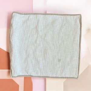 Pottery Barn Cream Textured Accent Pillow Slip Cover 20x20 Flawed